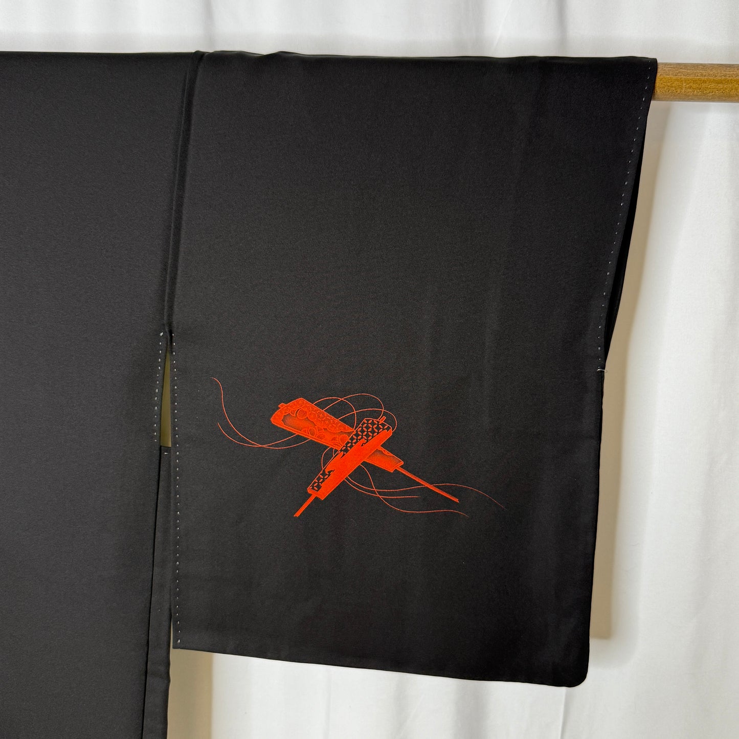 "Hanaguruma and Fans" Vintage Haori Jacket