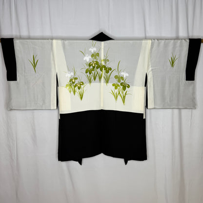 "Hanaguruma and Fans" Vintage Haori Jacket