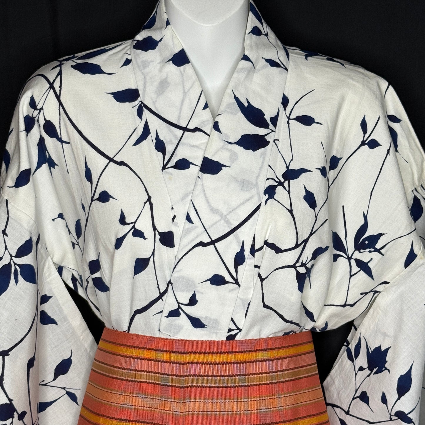 "Evening Stroll" Vintage Japanese Yukata
