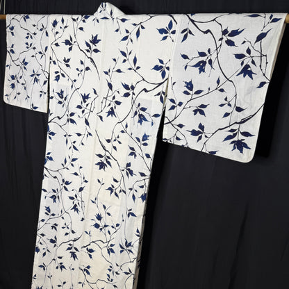 "Evening Stroll" Vintage Japanese Yukata