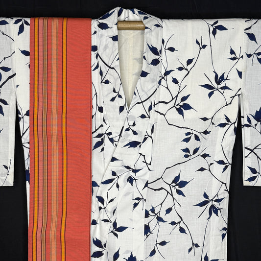 "Evening Stroll" Vintage Japanese Yukata