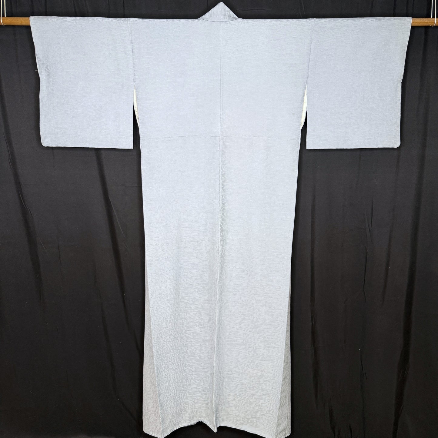 "Rippling Blue" Vintage Iromuji Kimono