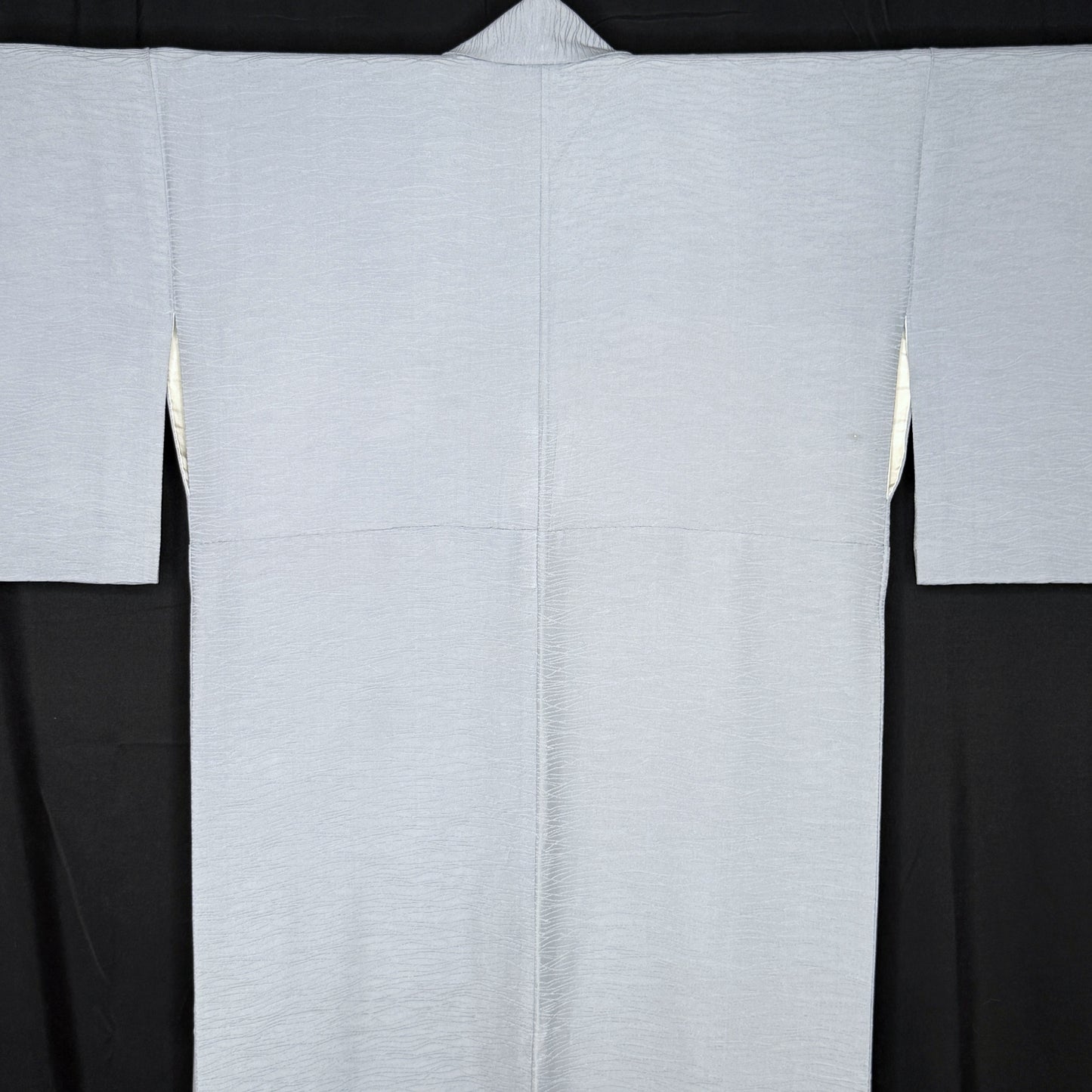 "Rippling Blue" Vintage Iromuji Kimono