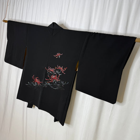 "Snowy Petals" Vintage Haori Jacket