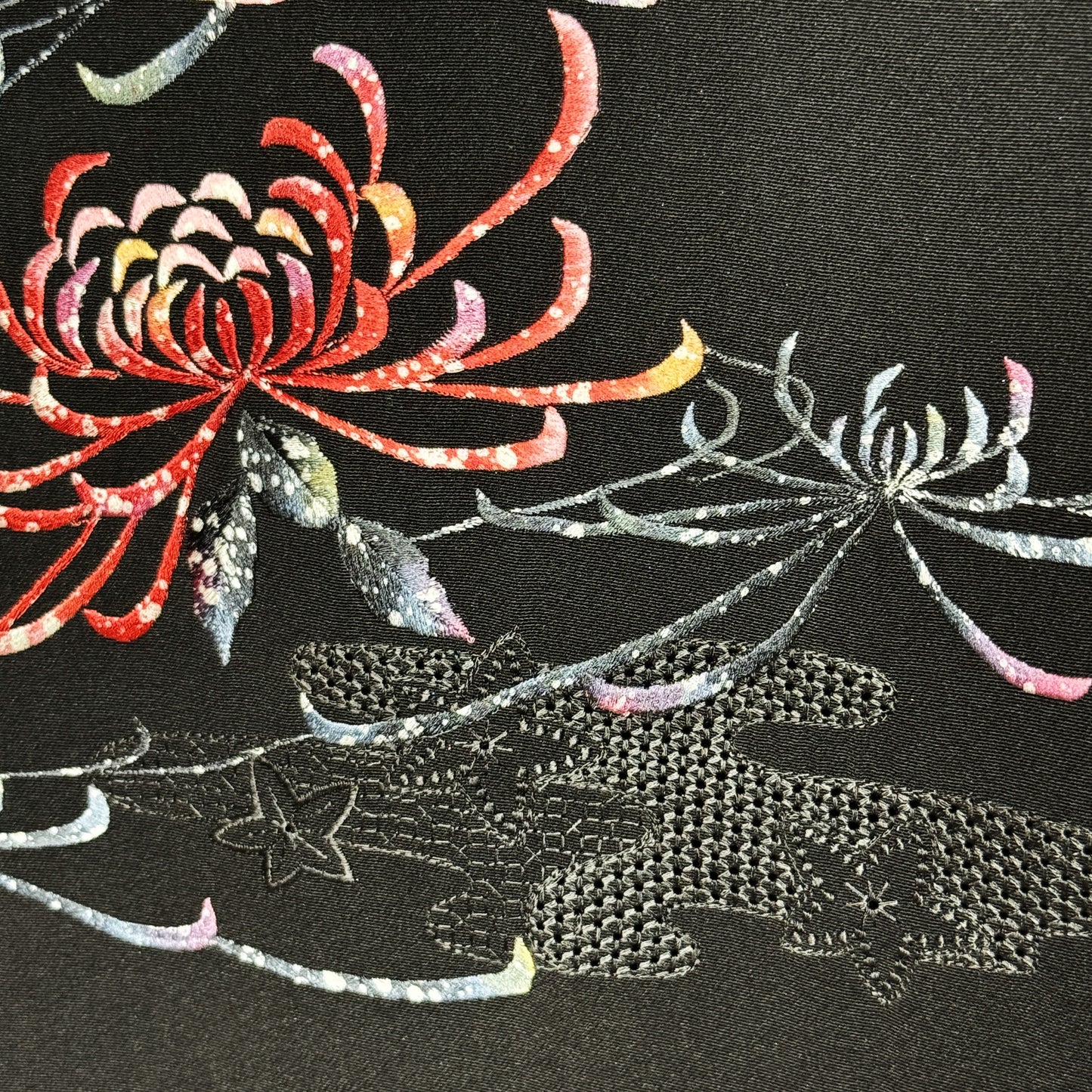 "Snowy Petals" Vintage Haori Jacket