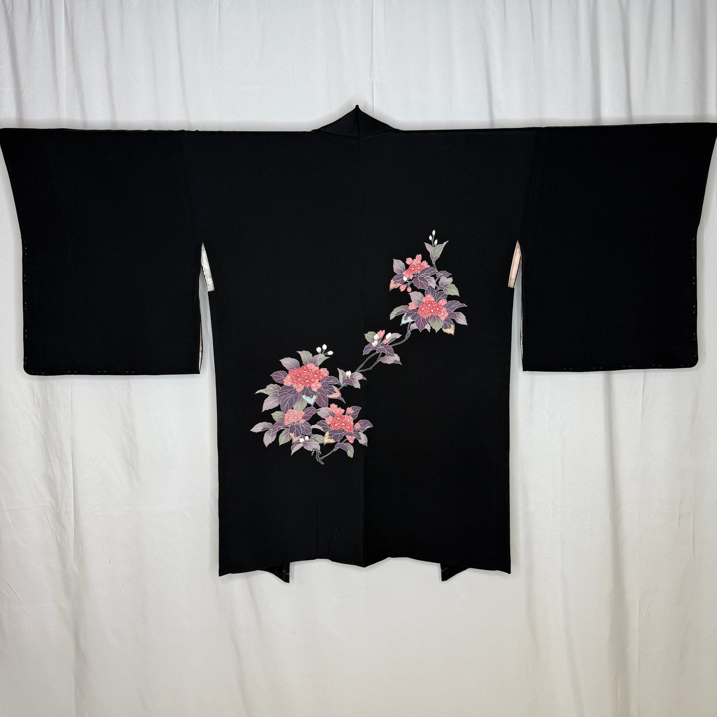 "Hydrangea Yuzen" Vintage Haori Jacket