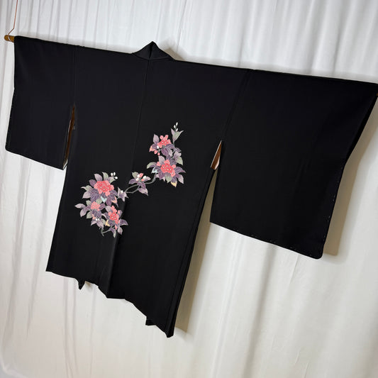 "Hydrangea Yuzen" Vintage Haori Jacket