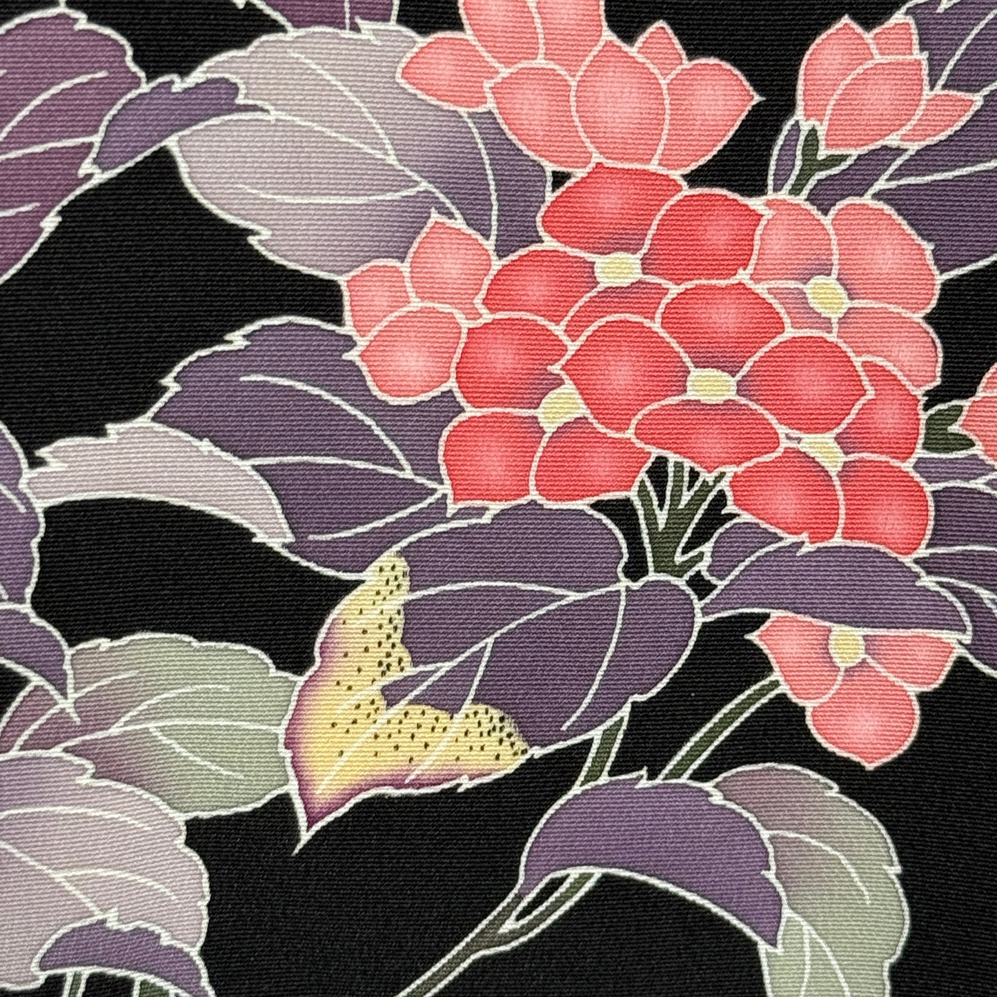 "Hydrangea Yuzen" Vintage Haori Jacket