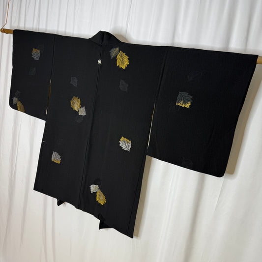 "Shimmering Leaves" Vintage Haori Jacket