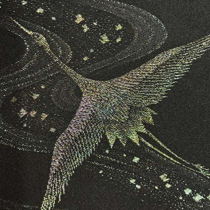 "Iridescent Cranes" Vintage Haori Jacket