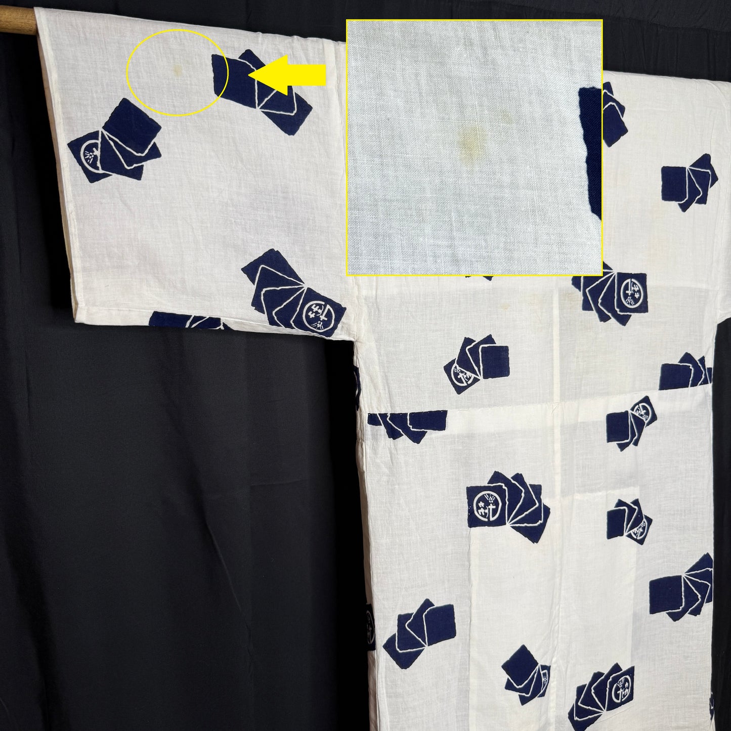 "Brewery Guild" Vintage Man's Yukata