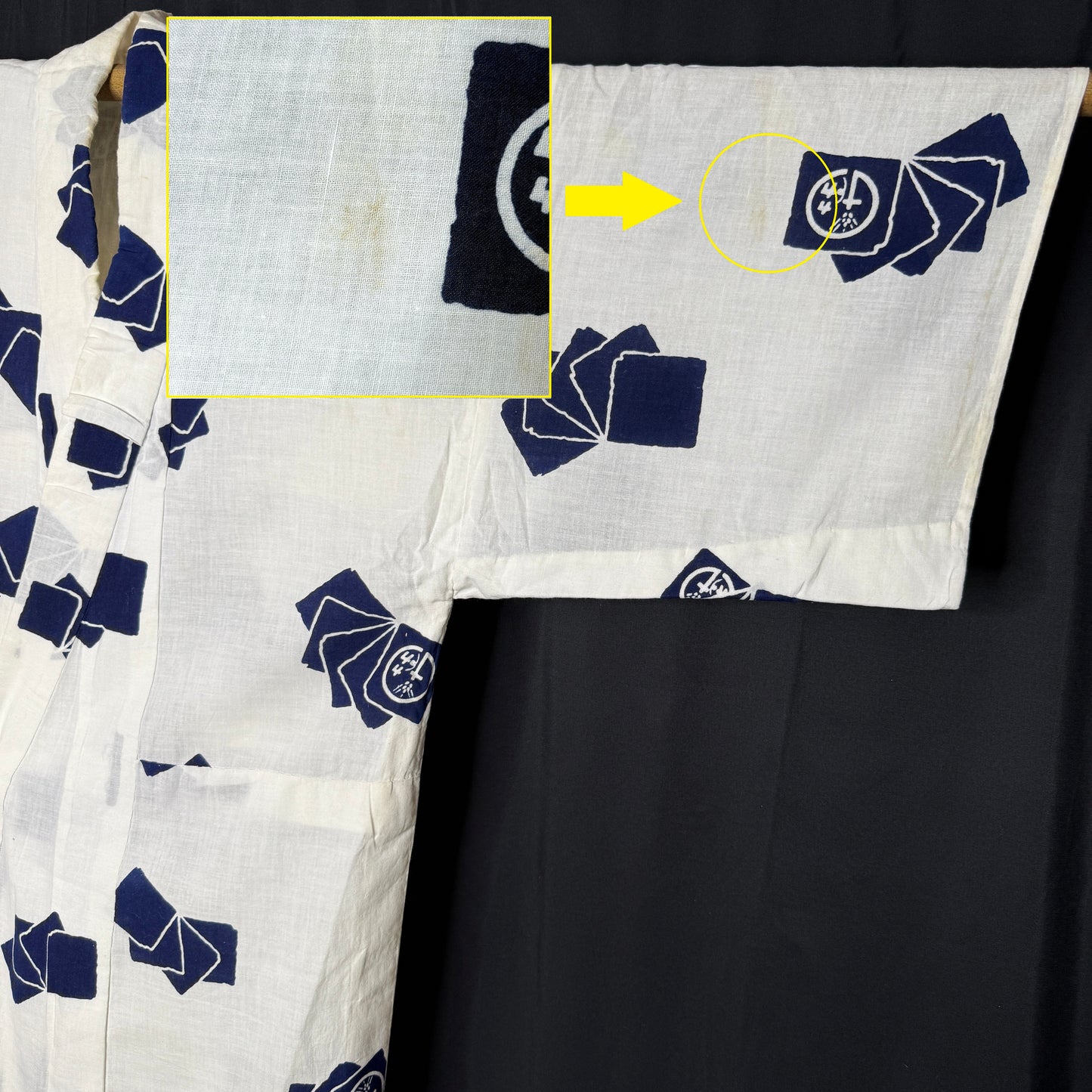 "Brewery Guild" Vintage Man's Yukata