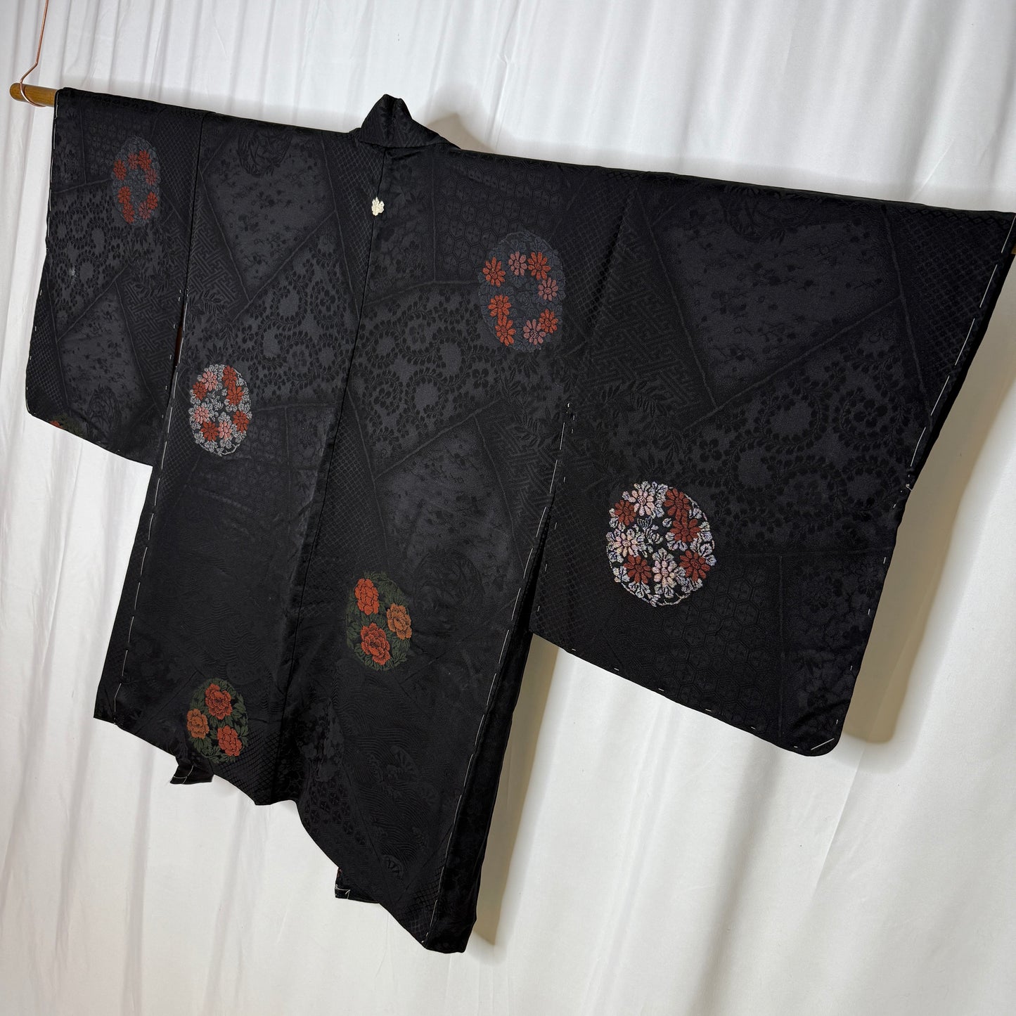 "Ebony Garden" Vintage Haori Jacket
