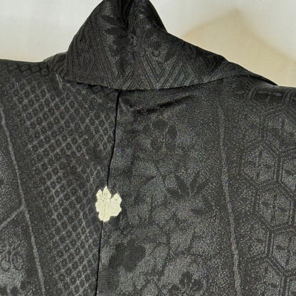 "Ebony Garden" Vintage Haori Jacket