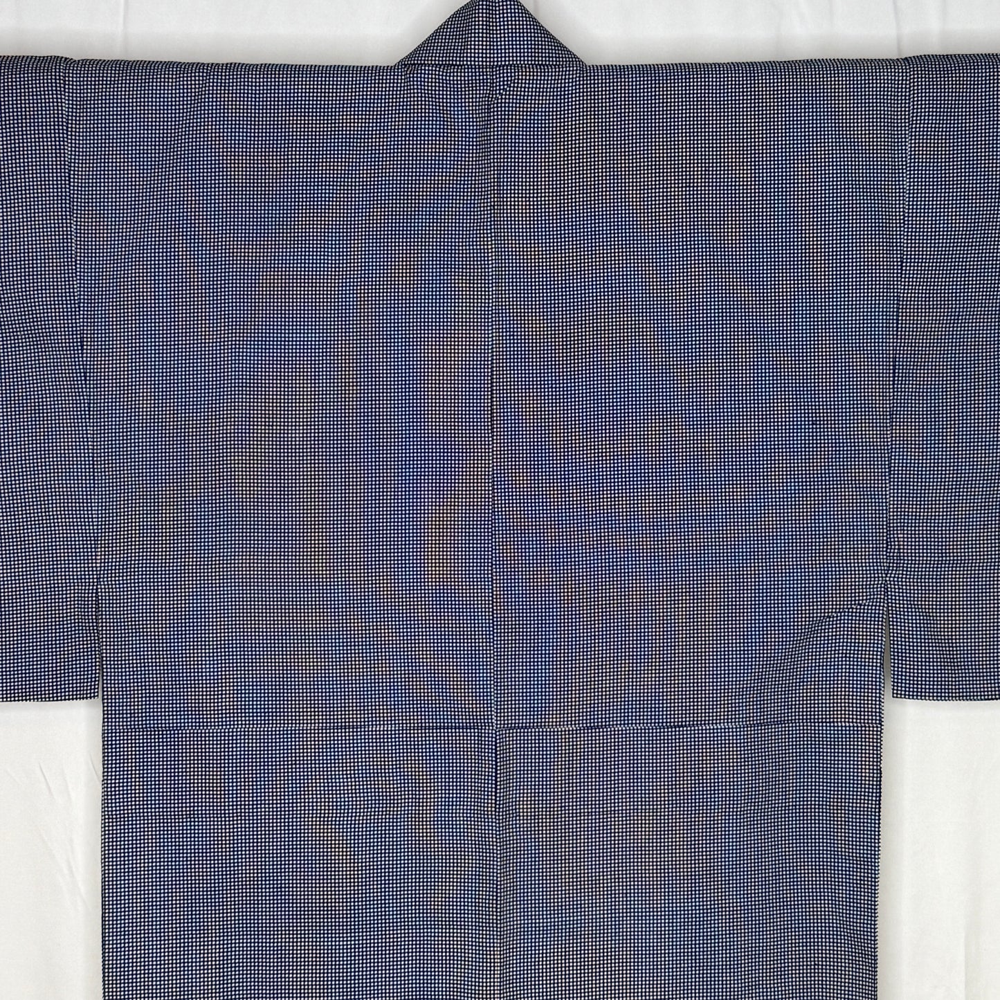 "Micro Grid" Vintage Japanese Yukata