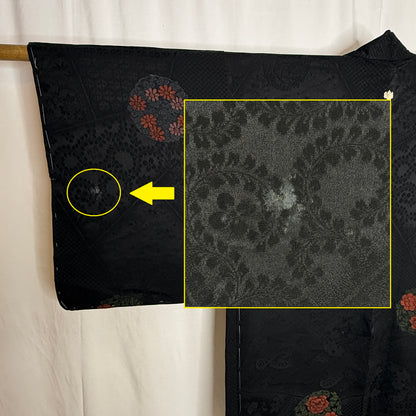 "Ebony Garden" Vintage Haori Jacket