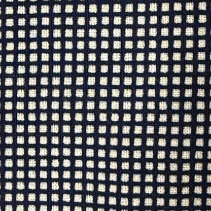 "Micro Grid" Vintage Japanese Yukata