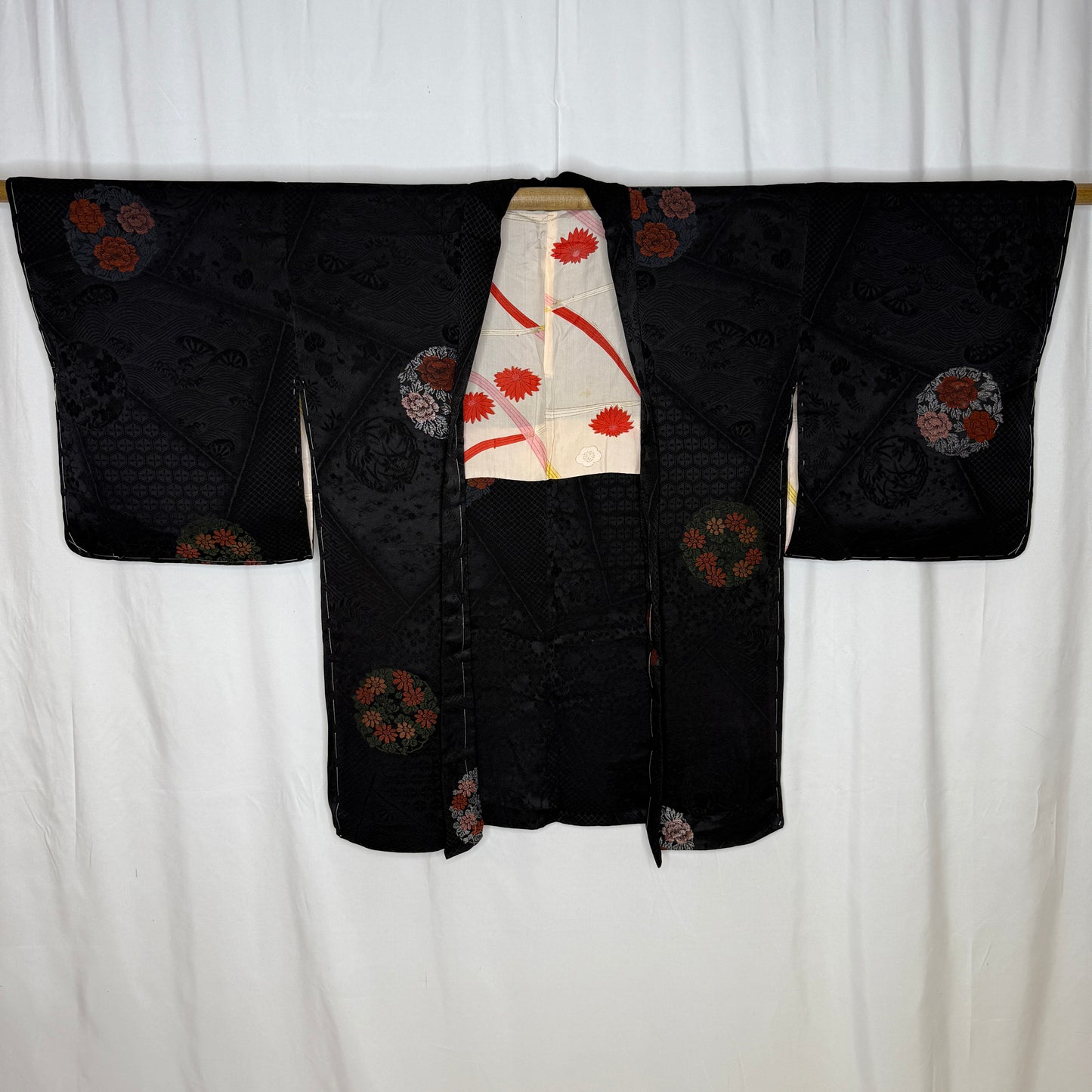 "Ebony Garden" Vintage Haori Jacket