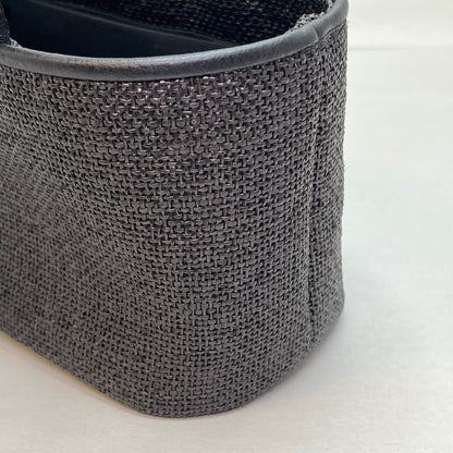 "Black Basketweave" Japanese Purse