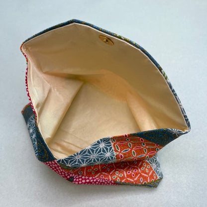 "Swirling Gold" Japanese Envelope Purse