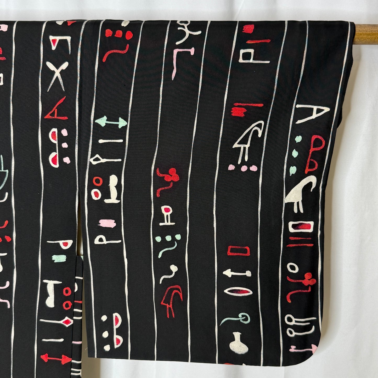 "Hieroglyph Chic" Vintage Haori Jacket