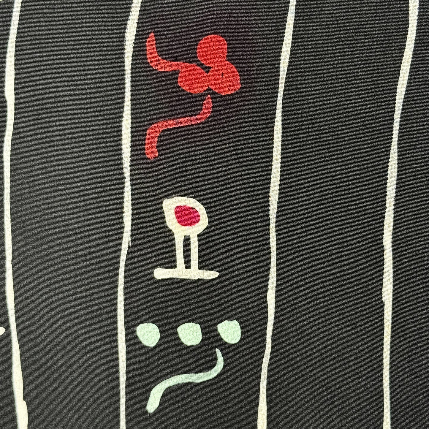 "Hieroglyph Chic" Vintage Haori Jacket