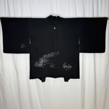 "Twilight Teahouse" Vintage Haori Jacket