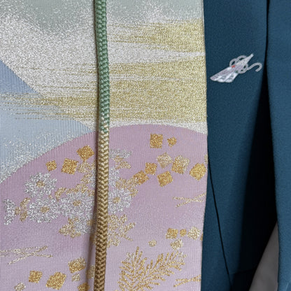 "Drifting Memories" Kimono Obi Set