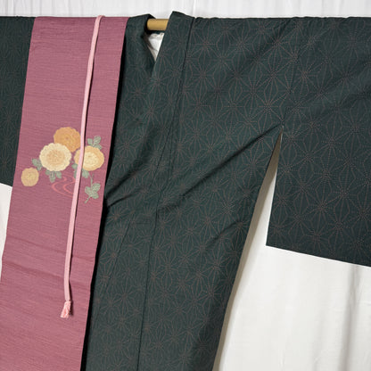"Starlit Geometry" Kimono Obi Set