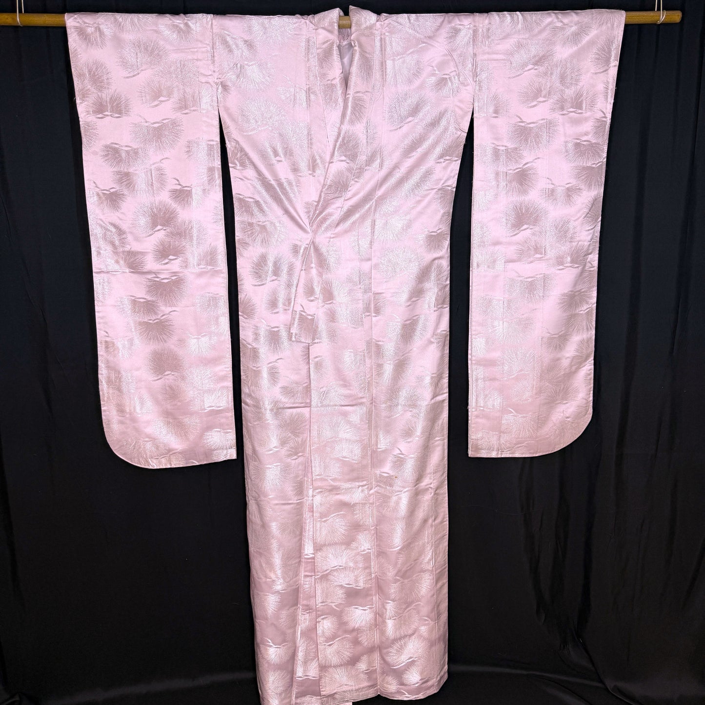 "Silver Sparkle" Vintage Furisode Kimono
