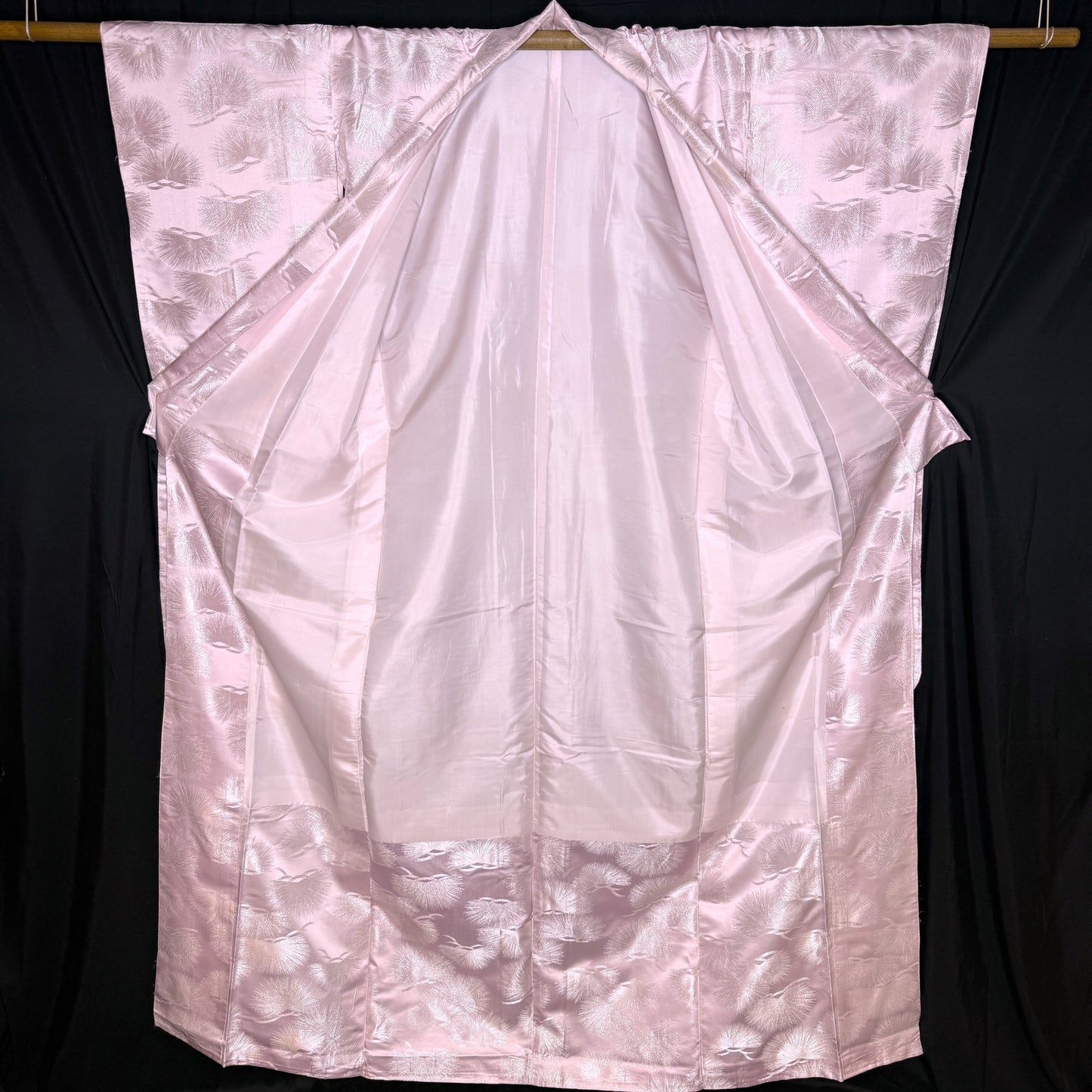 "Silver Sparkle" Vintage Furisode Kimono