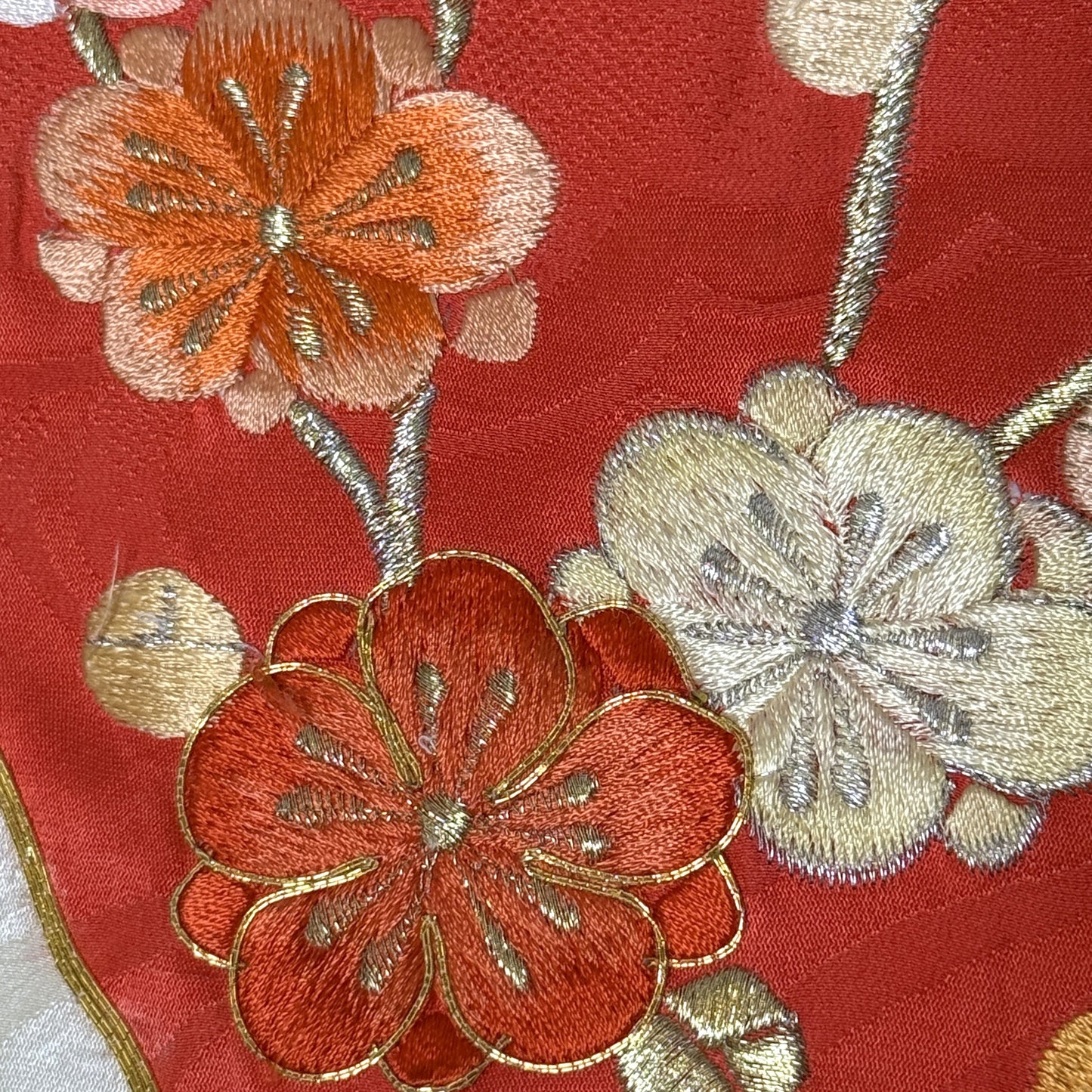 "Cloud Garden" Vintage Furisode Kimono