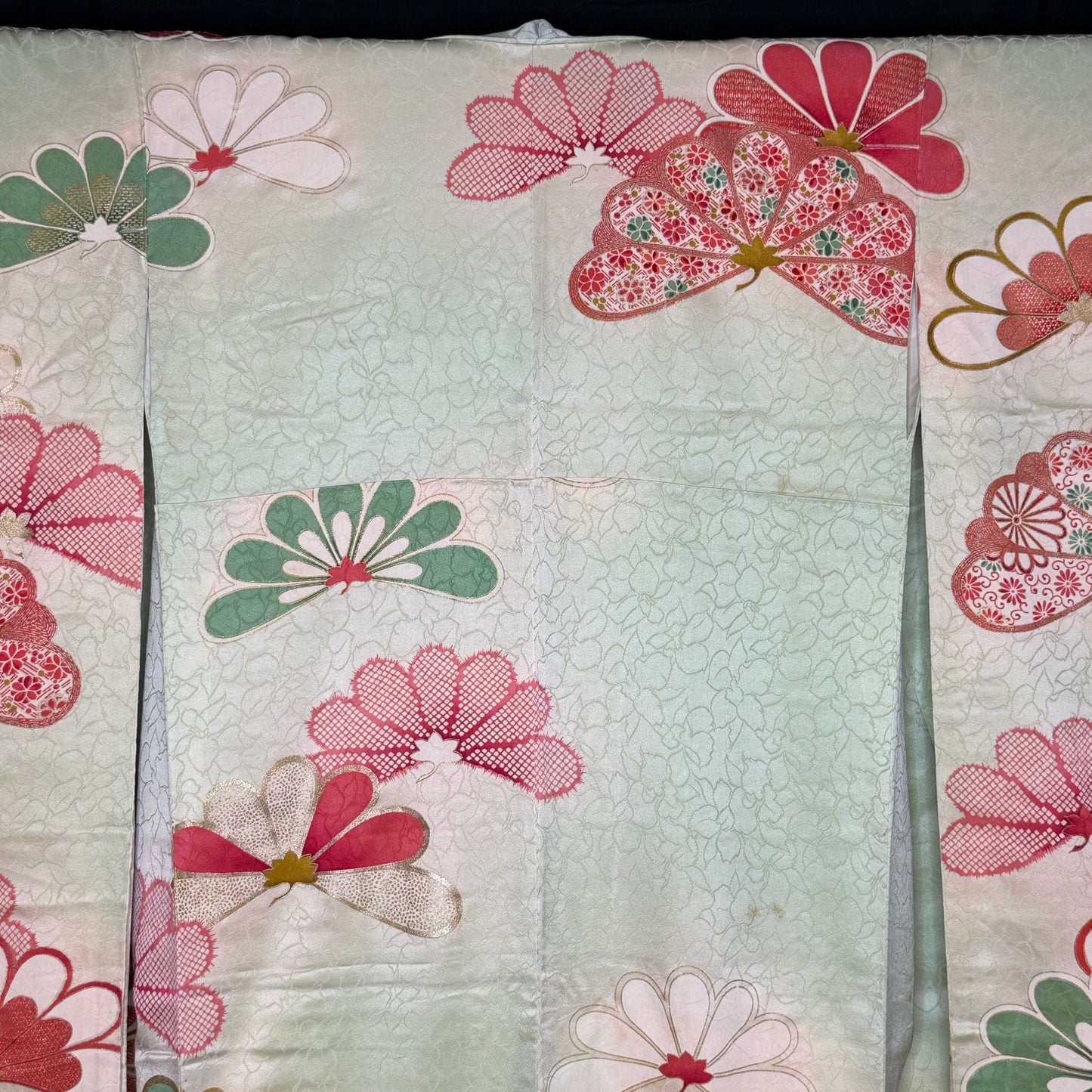 "Fairytale Florals" Vintage Furisode Kimono