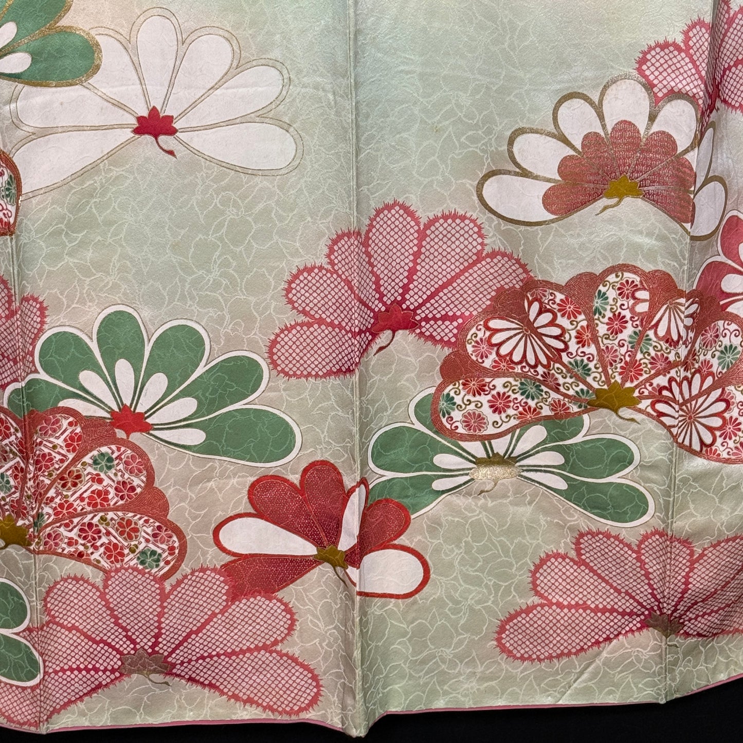"Fairytale Florals" Vintage Furisode Kimono