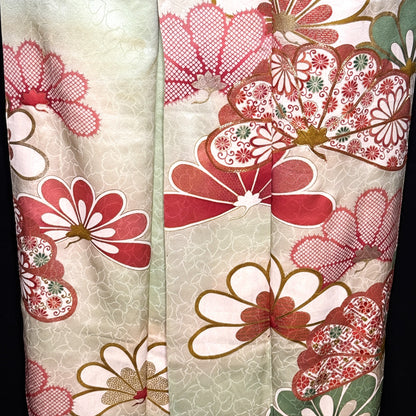 "Fairytale Florals" Vintage Furisode Kimono