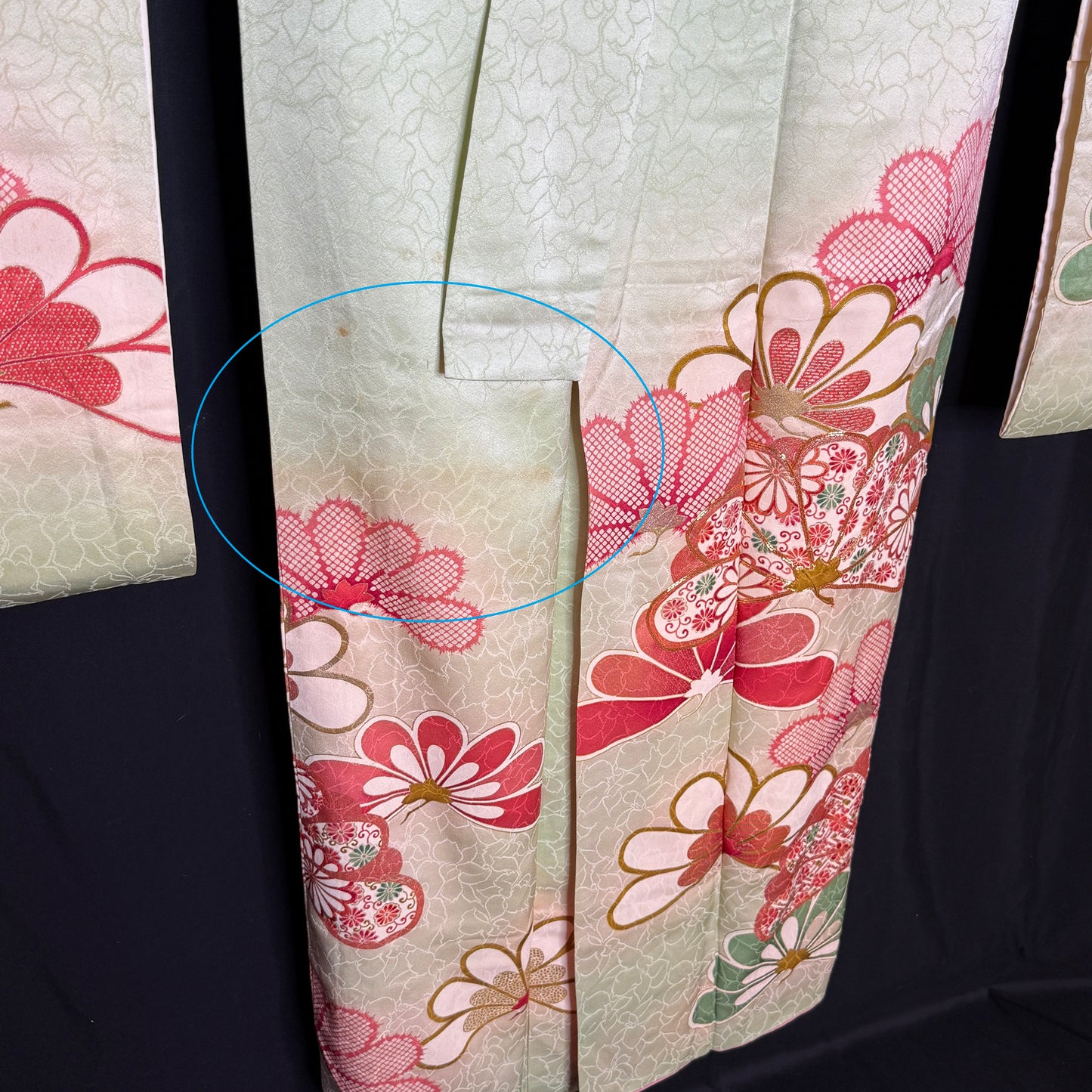 "Fairytale Florals" Vintage Furisode Kimono