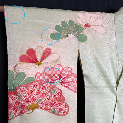 "Fairytale Florals" Vintage Furisode Kimono