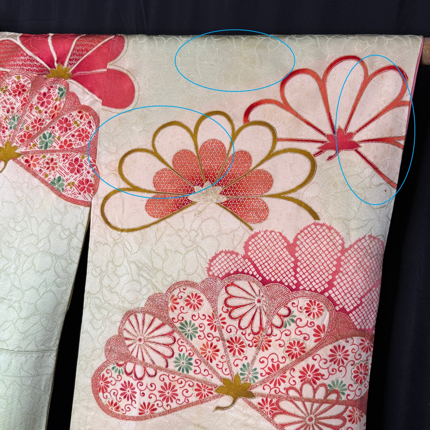 "Fairytale Florals" Vintage Furisode Kimono