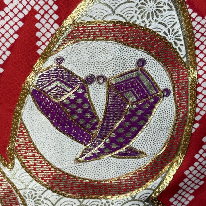 "Butterfly Charms" Vintage Furisode Kimono