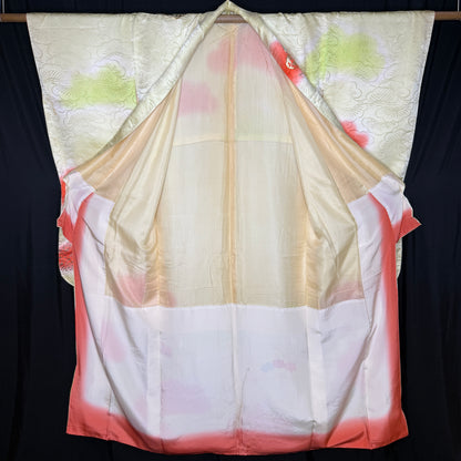 "Dreamy Pine" Vintage Furisode Kimono