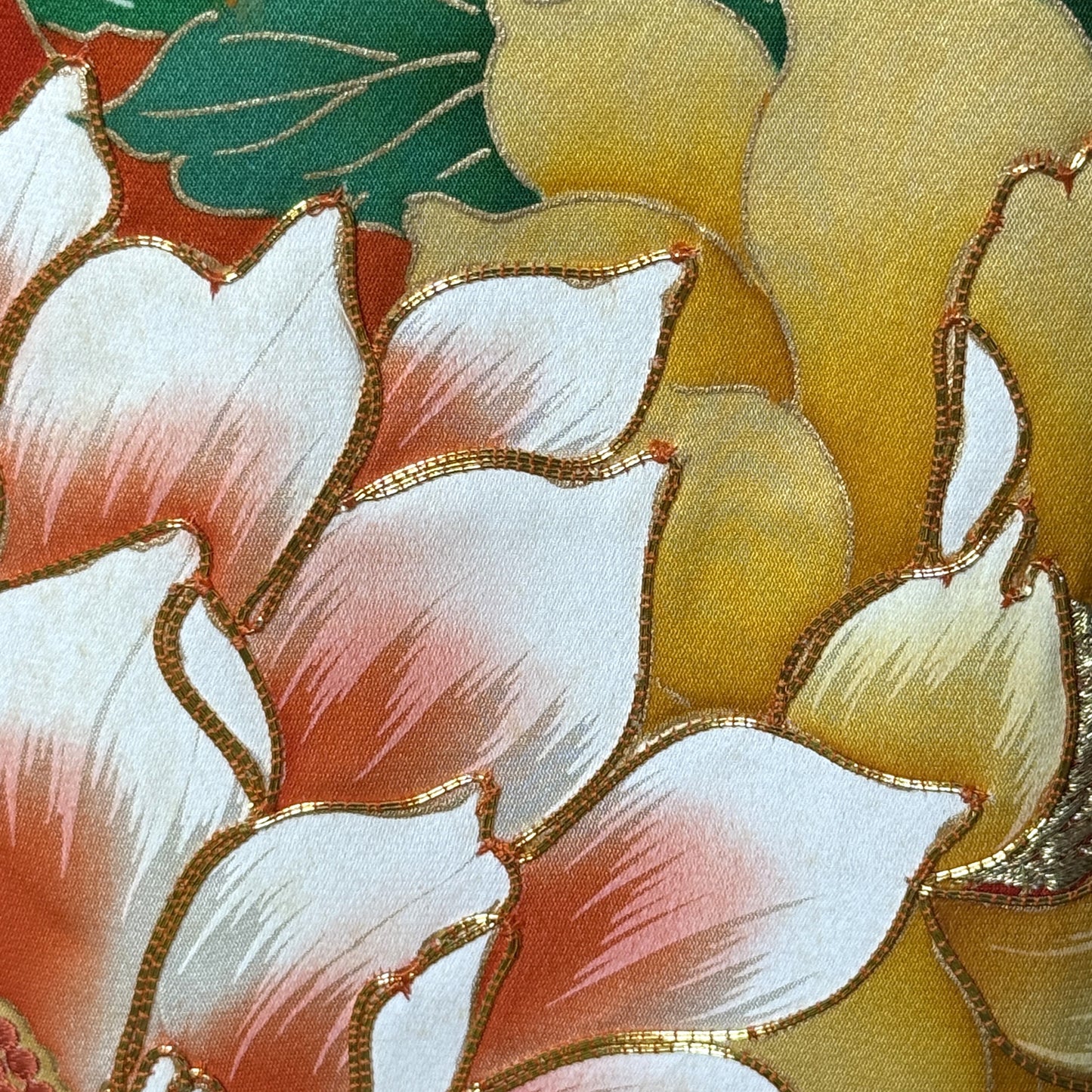 "Garden Crescendo" Vintage Furisode Kimono