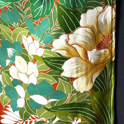 "Garden Crescendo" Vintage Furisode Kimono
