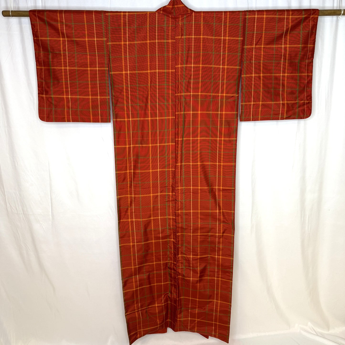 "Festival Plaid" Kimono Obi Set