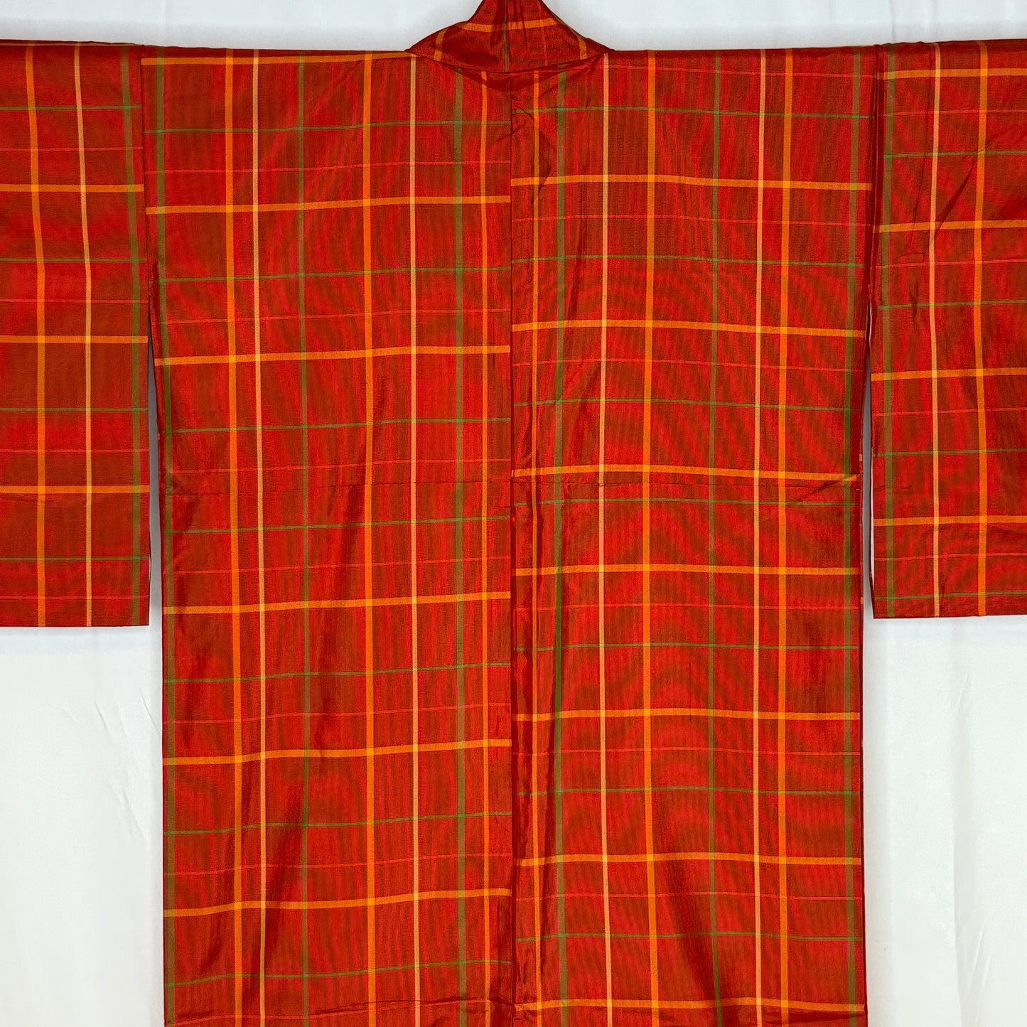 "Festival Plaid" Kimono Obi Set
