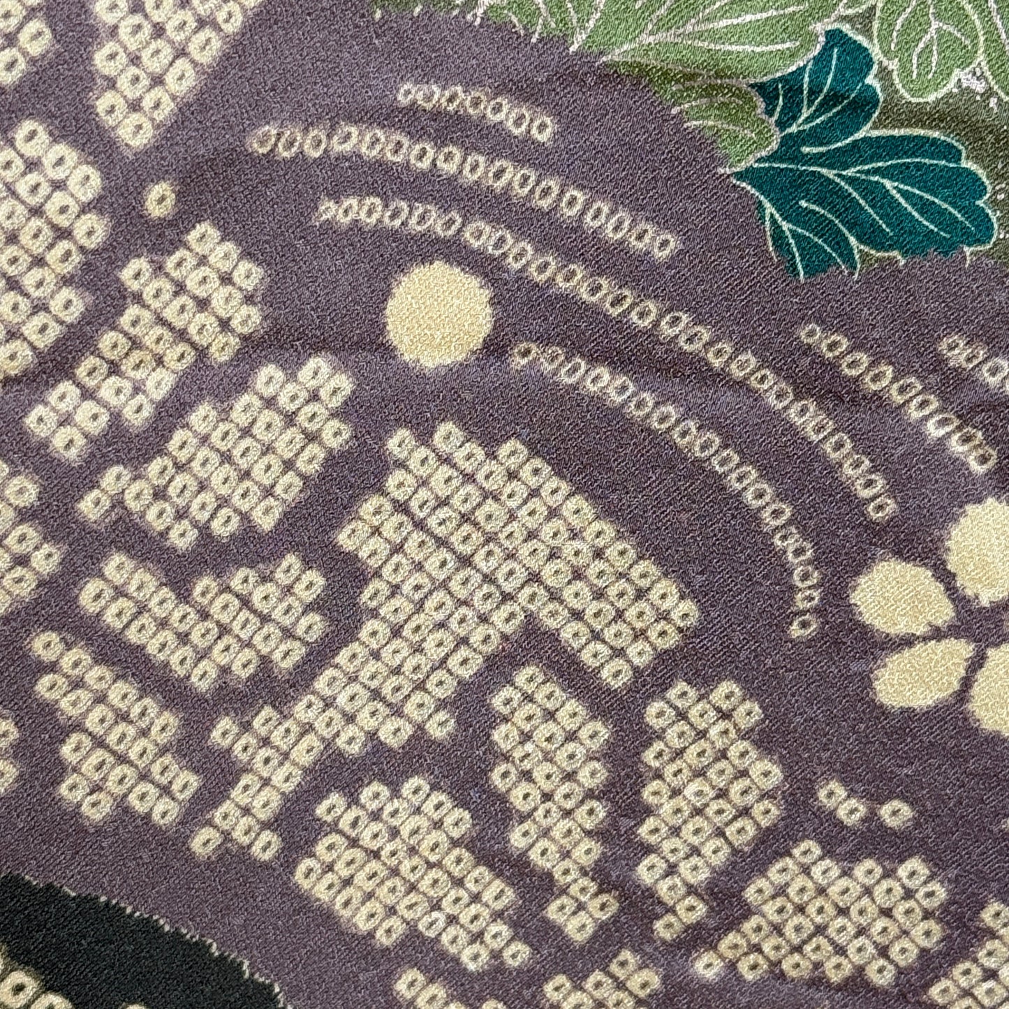 "Oshidori Ducks" Vintage Furisode Kimono