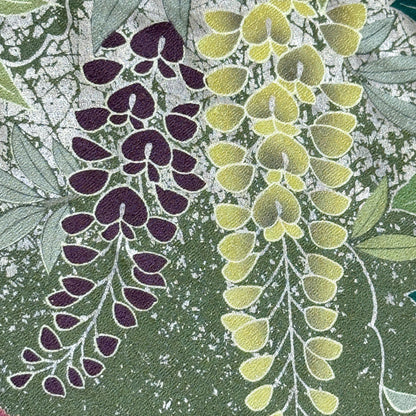 "Oshidori Ducks" Vintage Furisode Kimono