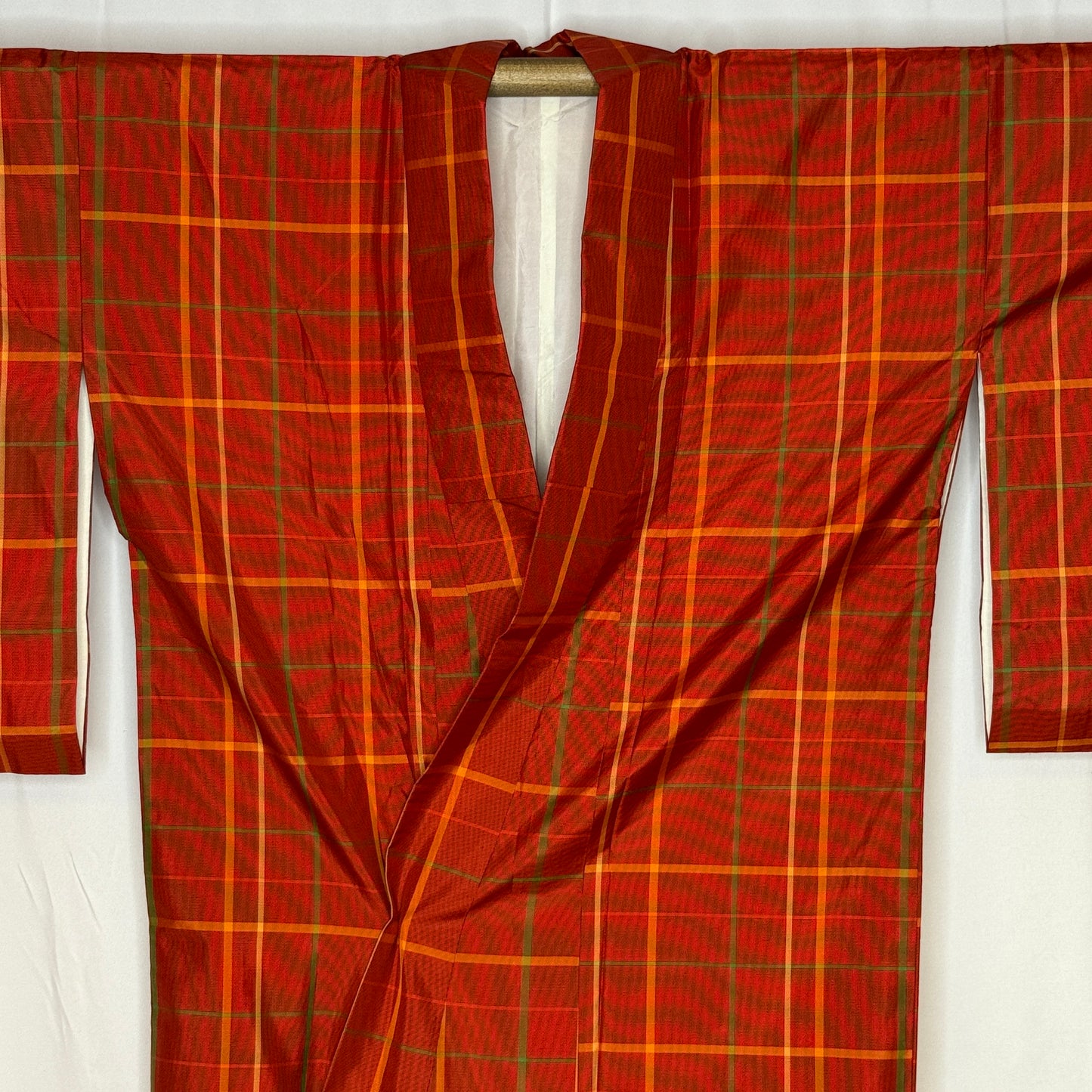"Festival Plaid" Kimono Obi Set