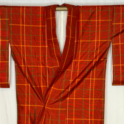 "Festival Plaid" Kimono Obi Set