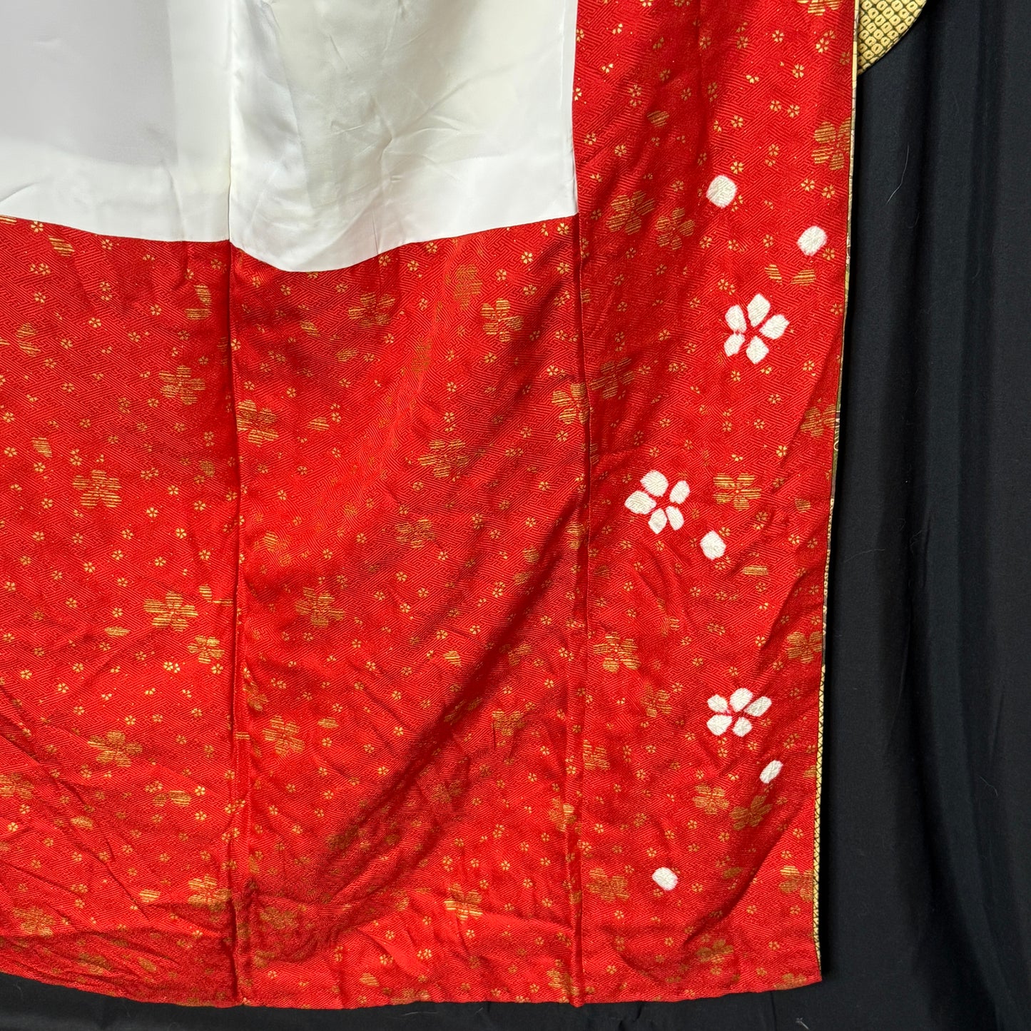 "Oshidori Ducks" Vintage Furisode Kimono