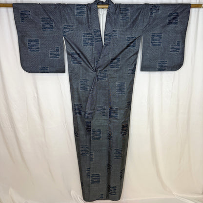 "Meisen Swirls" Kimono Obi Set